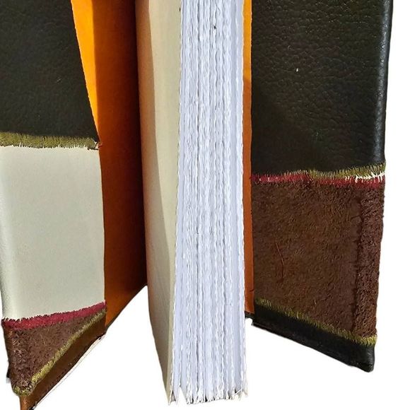 Hand-crafted Hard Back Journal/Notebook Hand Bound Pages - Picture 8 of 9